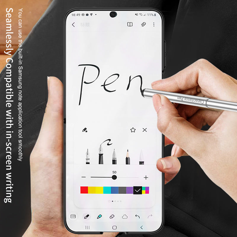 GKK pro Samsung Galaxy Z Flip5 5G pouzdro s magnetickým pantem kryt PC telefonu s malým dotykovým perem GKK pro Samsung Galaxy Z Flip5 5G pouzdro s magnetickým pantem kryt PC telefonu s malým dotykovým perem